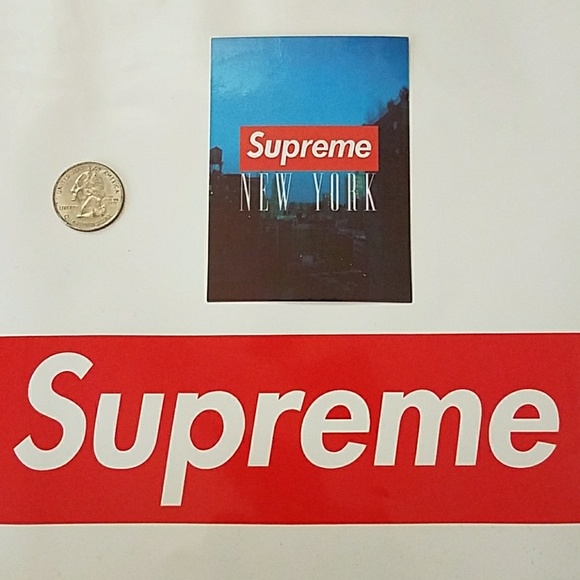 Supreme  Accessories - Supreme NY Vinyl Sticker