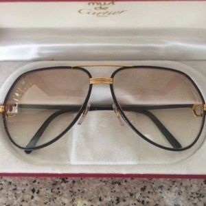 Cartier sunglasses wrapped in alligator