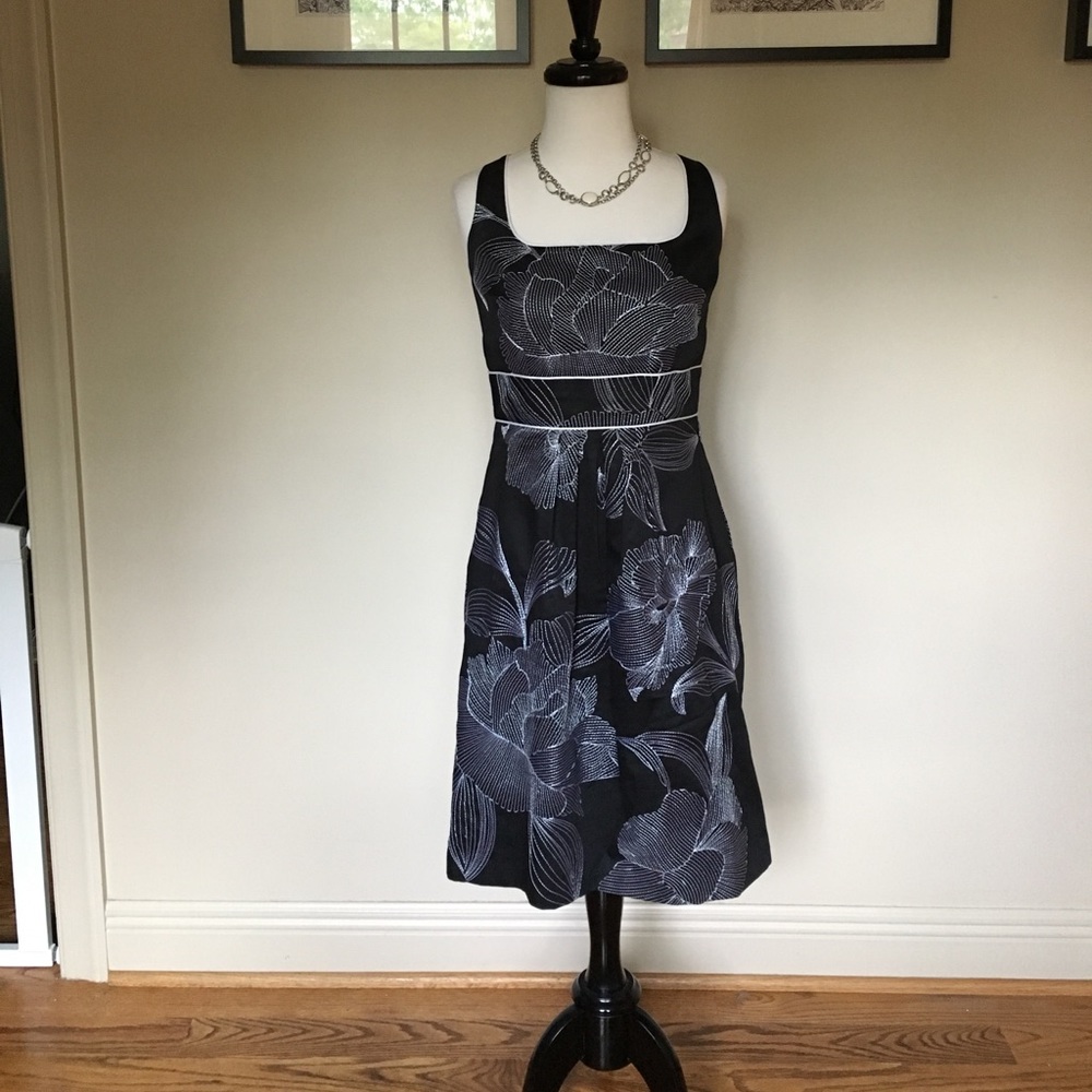 WHBM A-Line Dress, Embroidered, Size 4