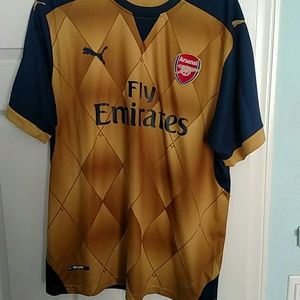 Gold Arsenal Olivier Giroud jersey