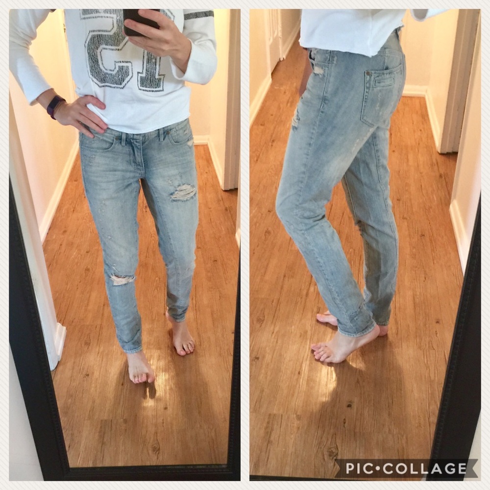 Madewell Slim Slouch Jeans in Cinders Wash/NWT