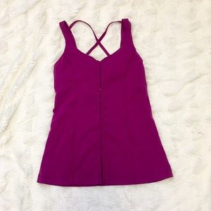 Lululemon Magenta Work Out Top Size 6