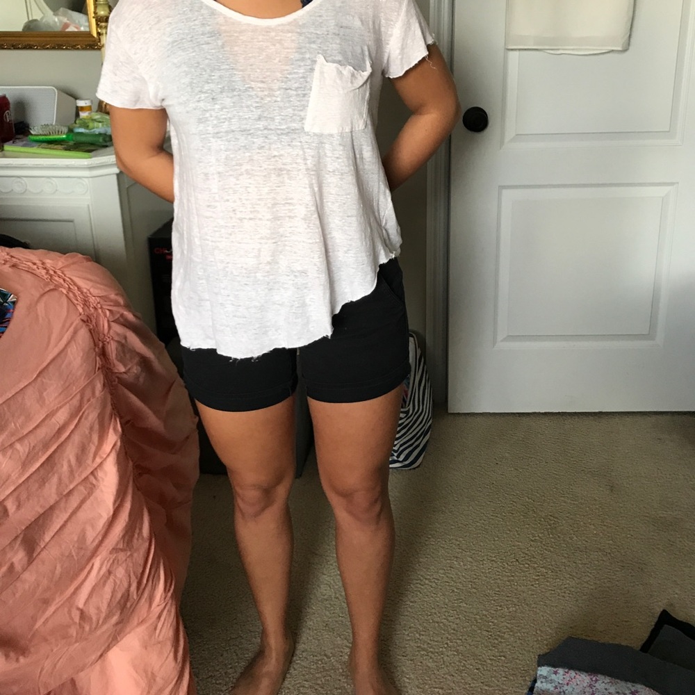 American eagle black shorts