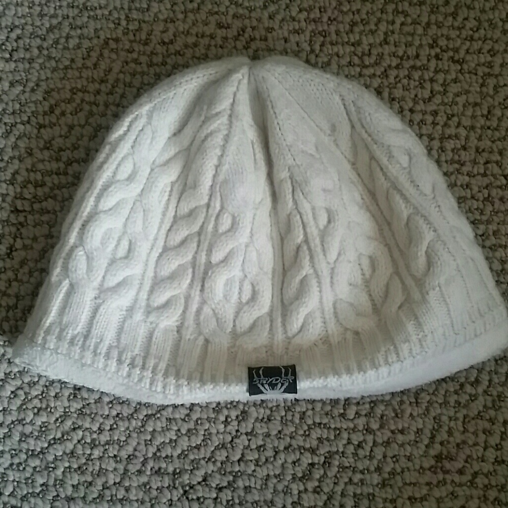 White Winter Hat