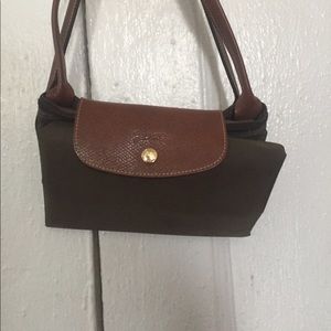 Longchamp medium size olive shopper