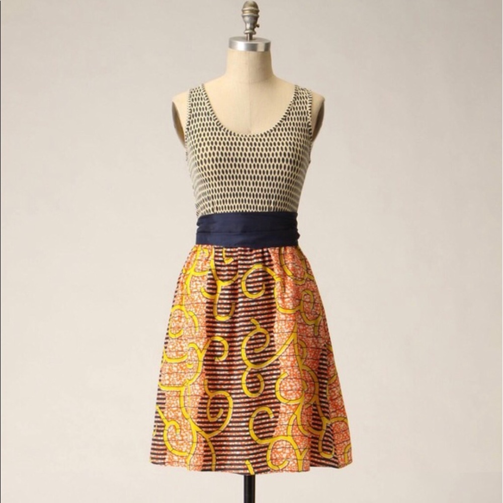 Anthropologie Flight of the need dress by Porridge