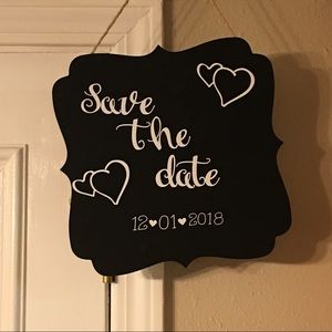 Save the date wedding signs!