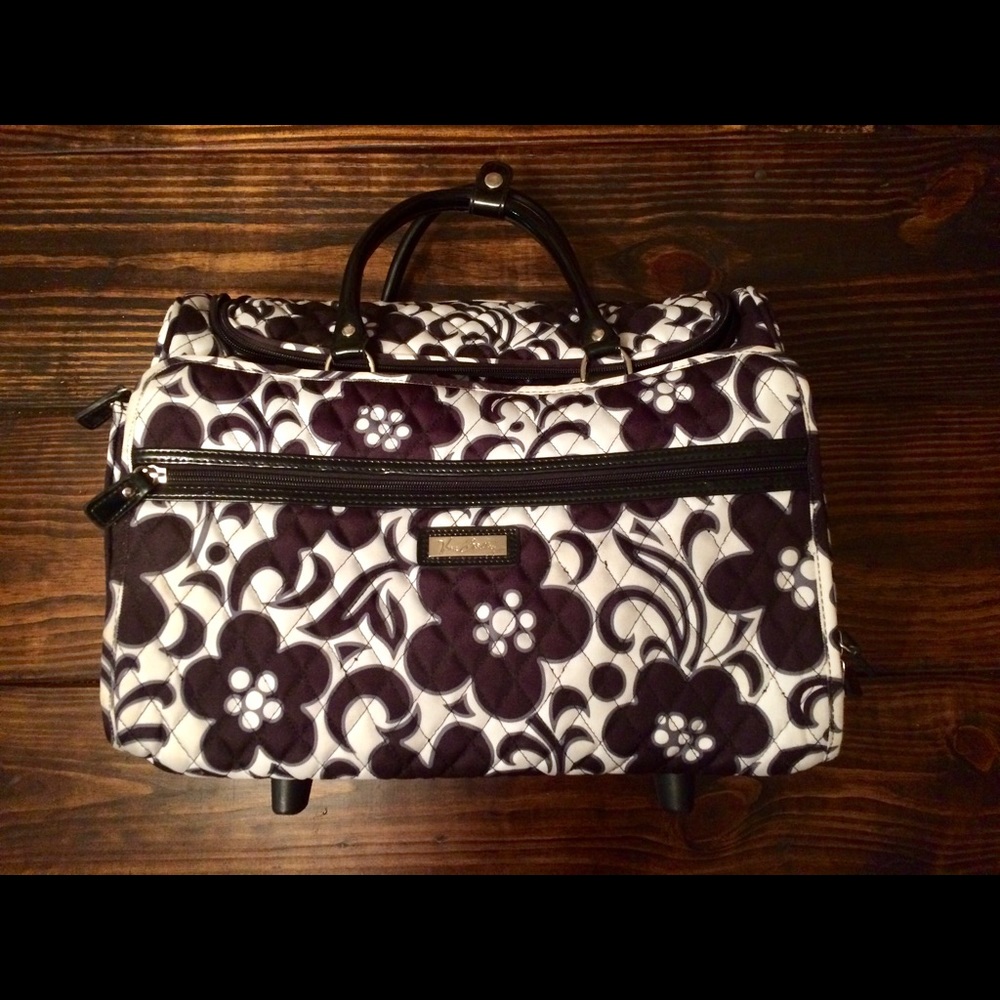 RARE Vera Bradley Rolling Laptop Day and Night