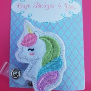 Unicorn badge reel