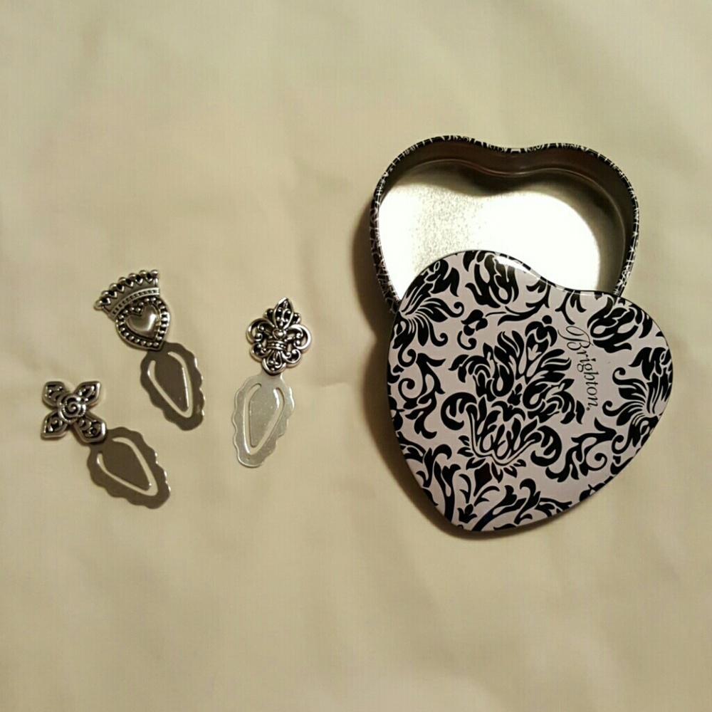 Romantic set of 3 bookmarks.