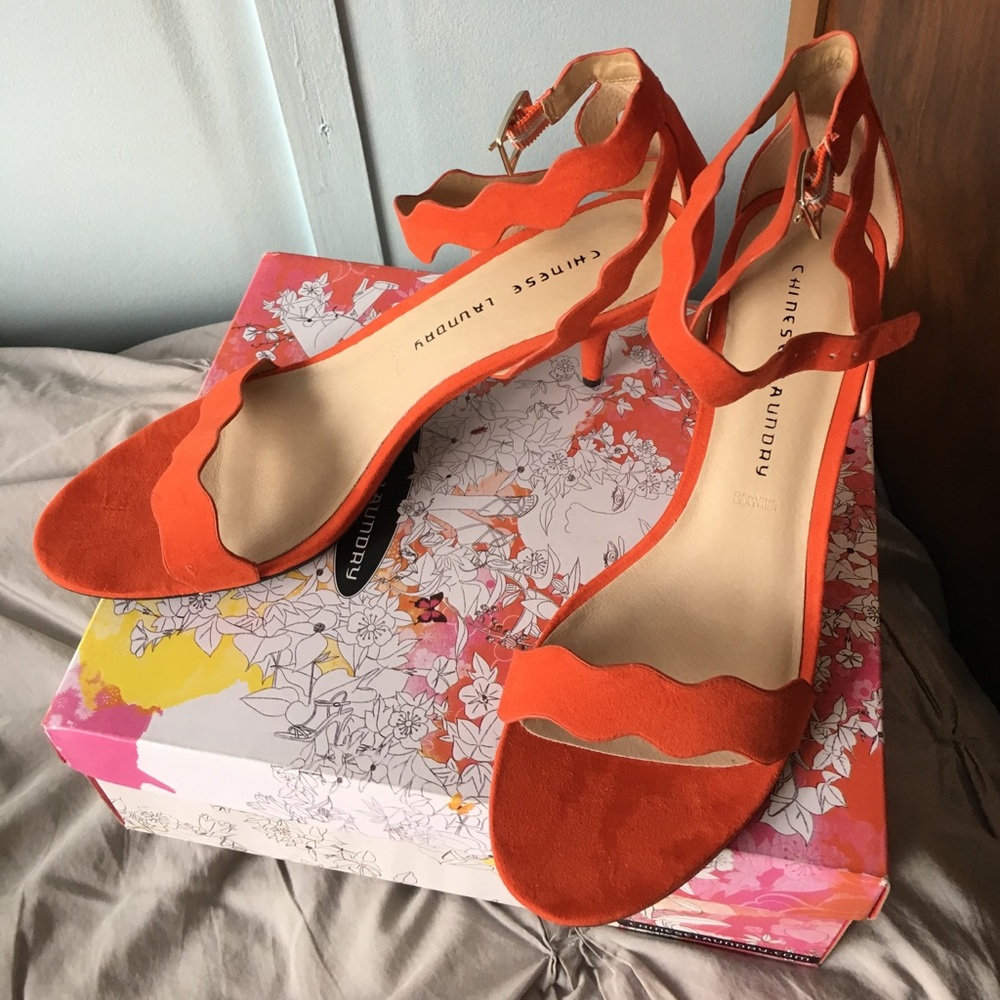 Suede Ankle Strap Sandals