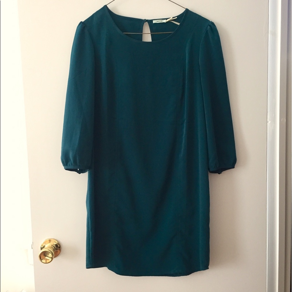 //SOLD// kimchi Blue Emerald Shift Dress