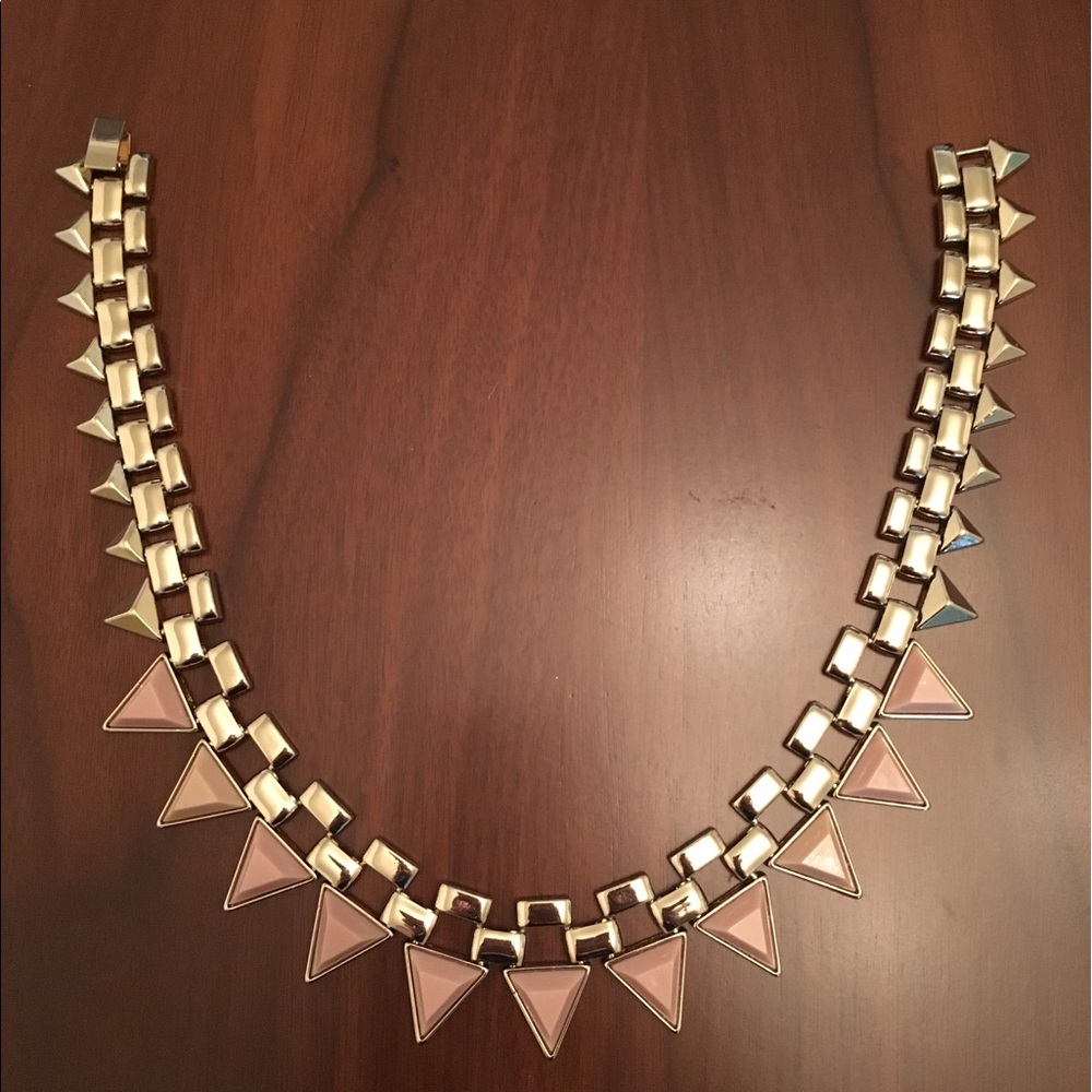 Gold & Blush Chain Choker
