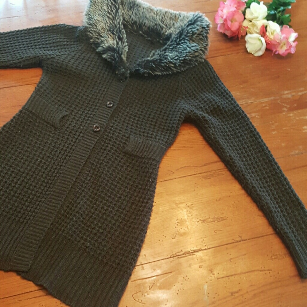Gray Cardigan