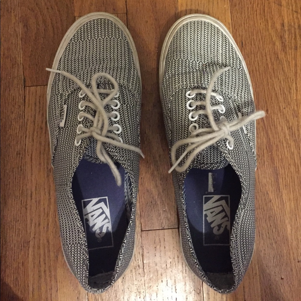Herringbone pattern Vans