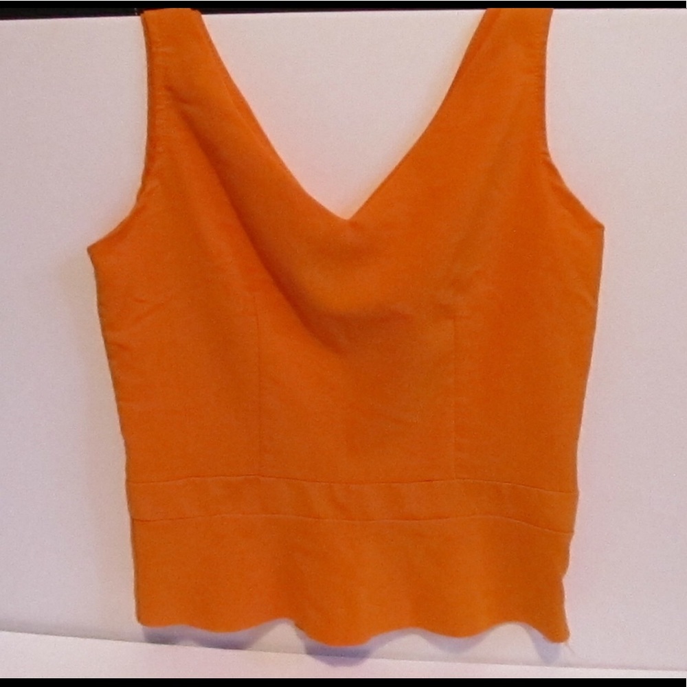Orange Rag Crop Top - Picture 2 of 4