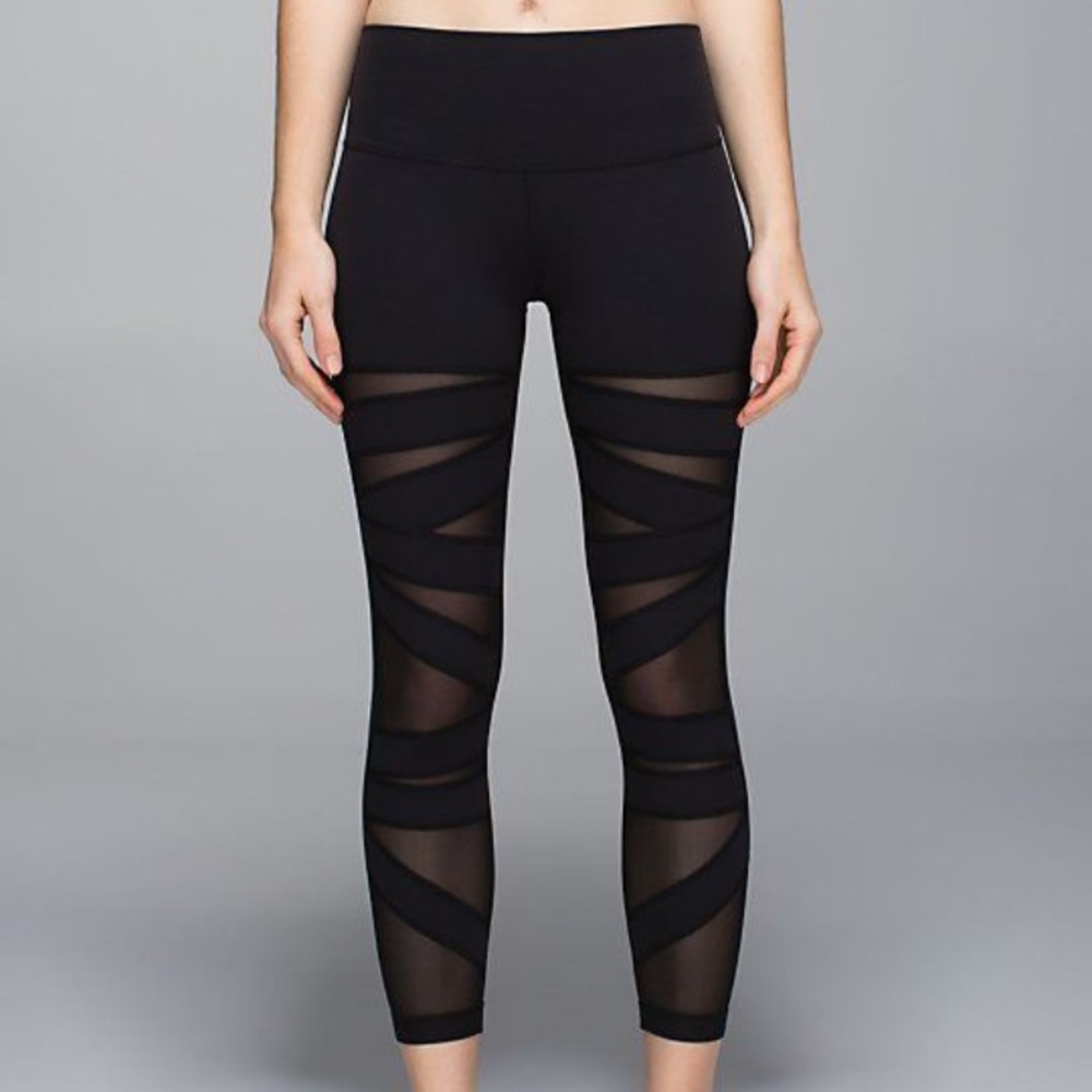 Lulu lemon mesh tech high waist 7/8's legging