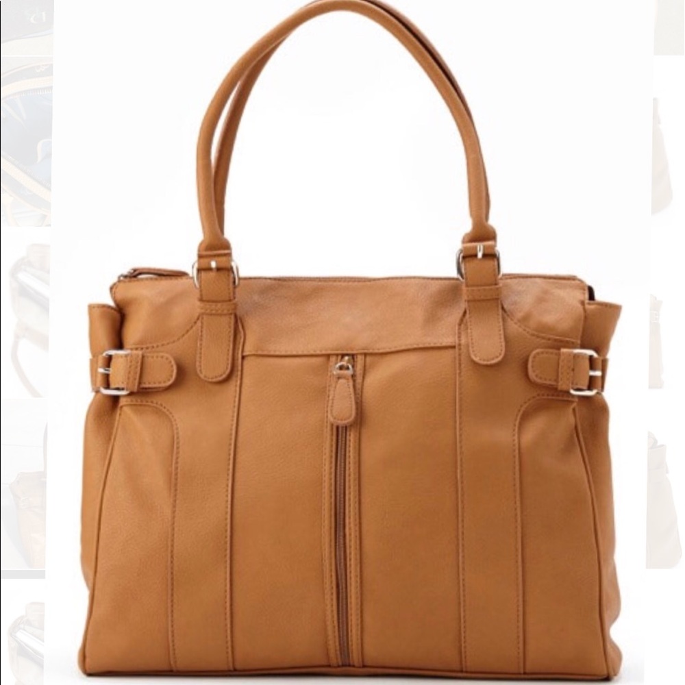 Cole Career Tote Hunter Vinyl