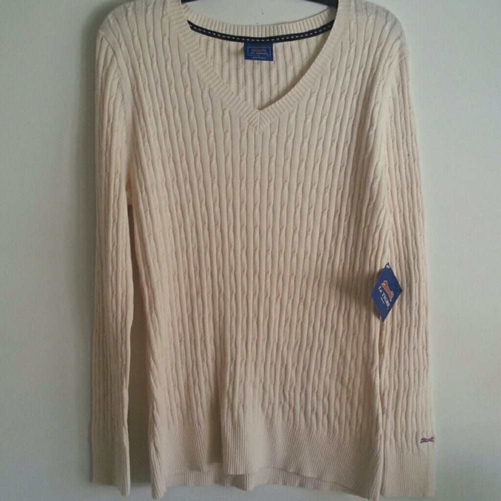 New Le TIGERE V NECK SWEATER