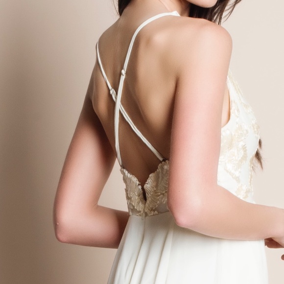 Cross Back Maxi Romper - Picture 4 of 4