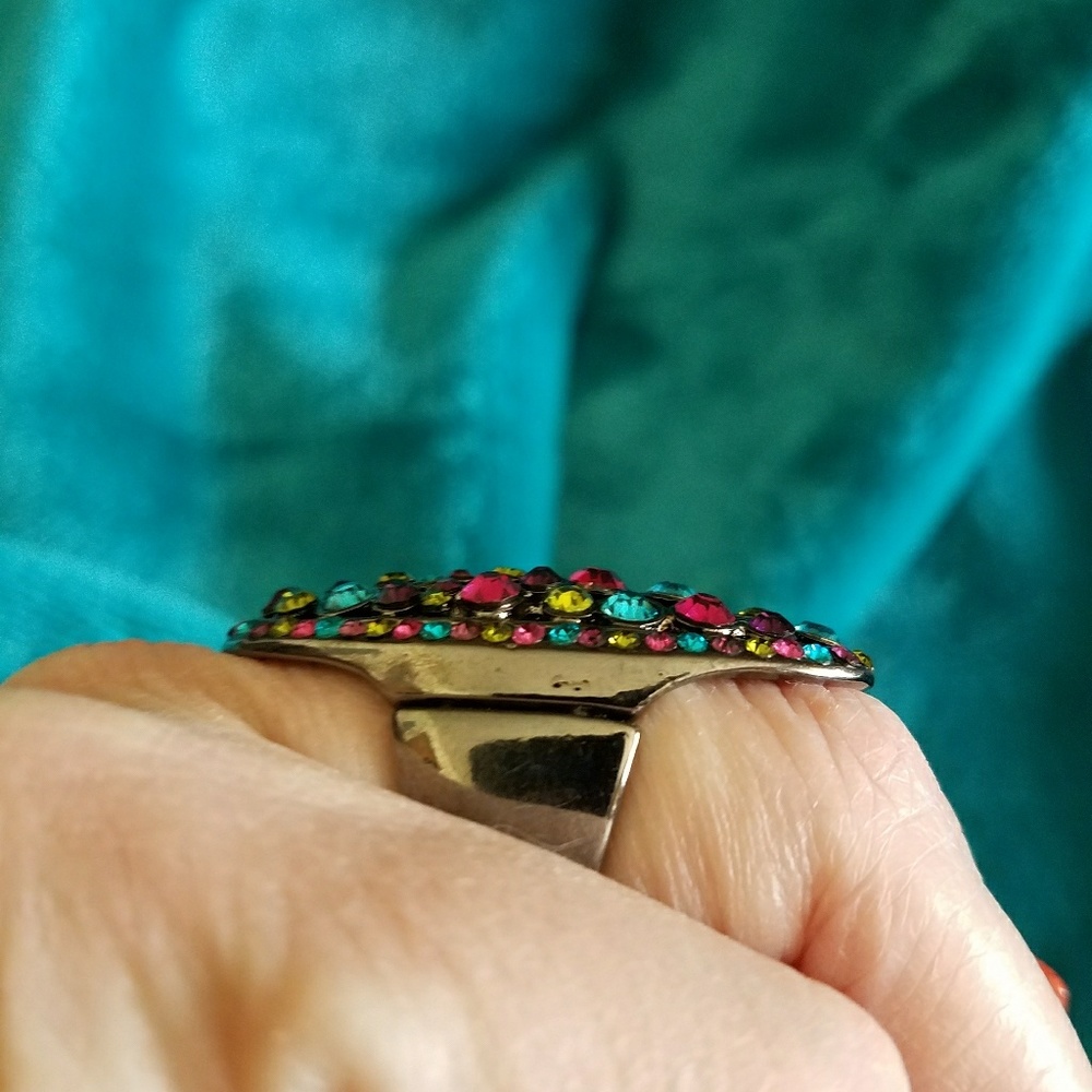 Cocktail ring. Multi colored - Picture 2 of 2