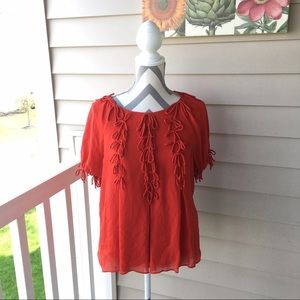 Anthropologie Bow Top