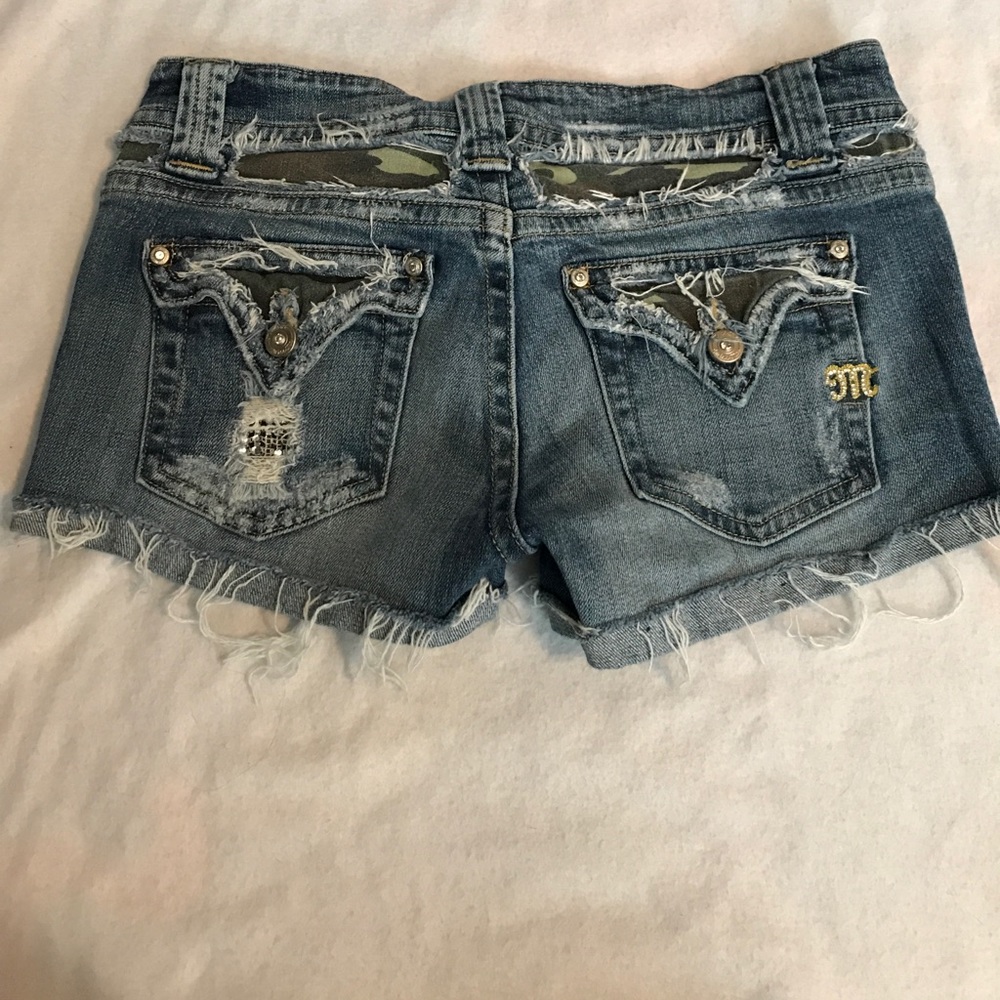 Miss me camo shorts
