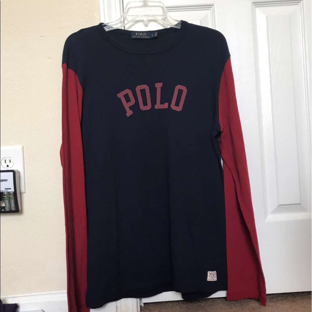 Polo Ralph Lauren Baseball Inspired Longsleeve Tee