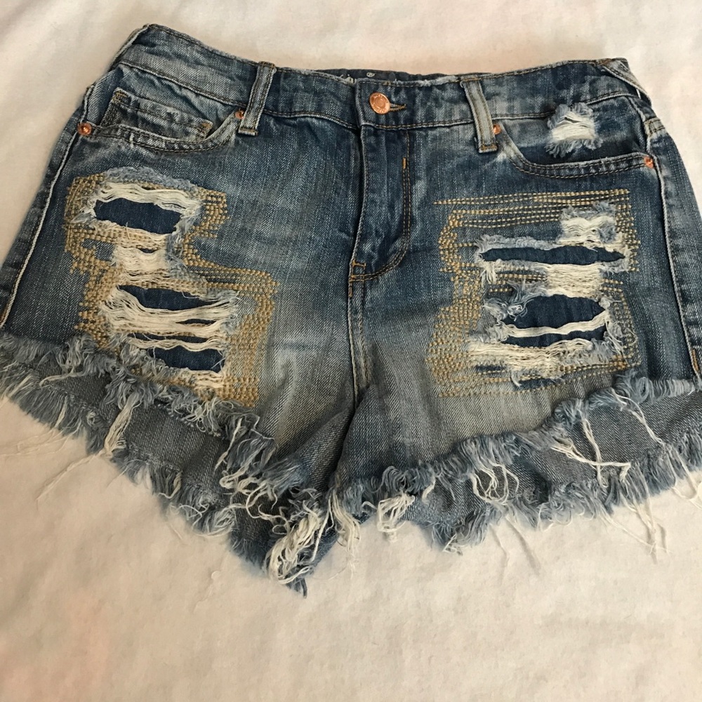 High rise short shorts