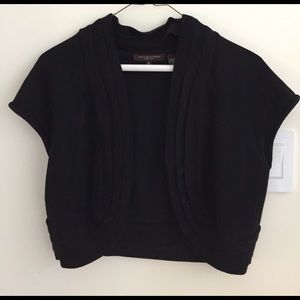 Linda Matthews New York black shrug
