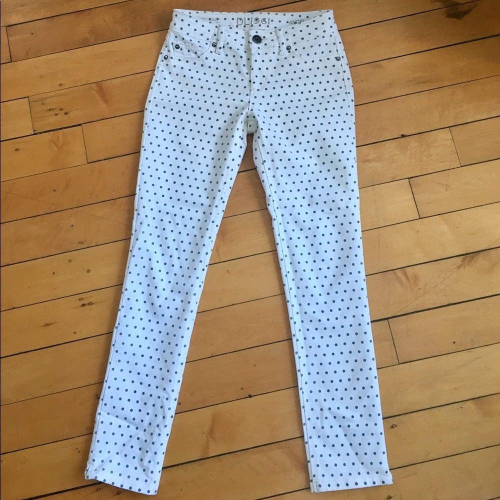 DL1061 Angel Mid-Rise Skinny Ankle Printed Jeans