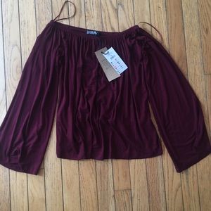 Cotton On Off the Shoulder Flowy Top