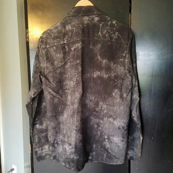 2 for $20 Men's button down with velvet details - Picture 3 of 3