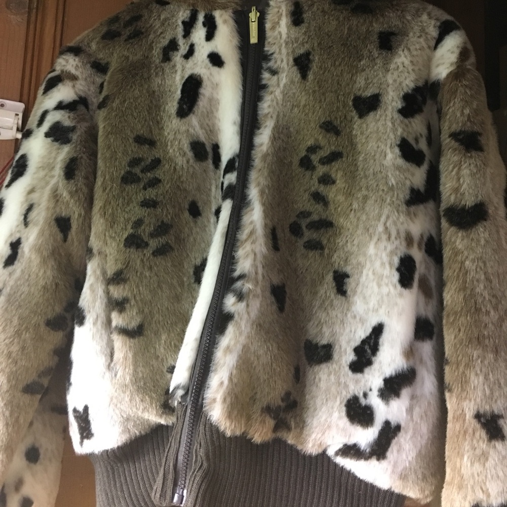 Urban Furfitters faux fur reversible hooded coat