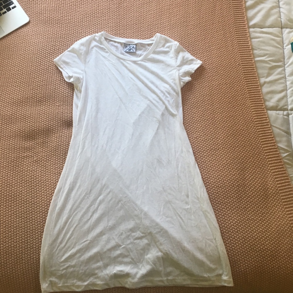 White t-shirt dress