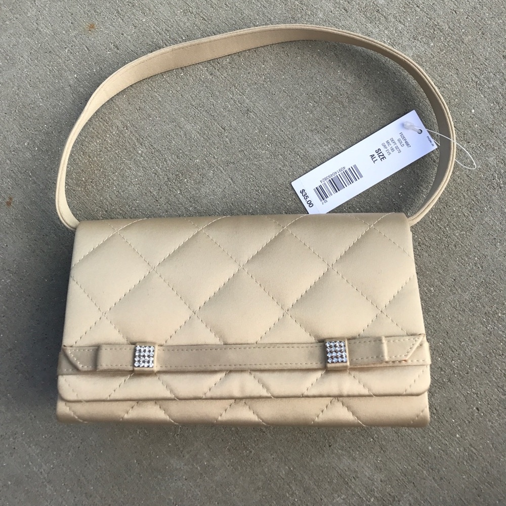 Preston & York Gold Party Handbag