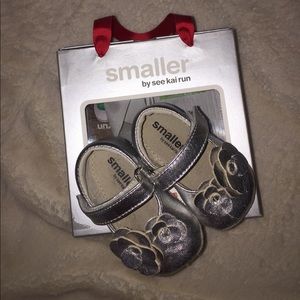 See Kai Run silver Mary Jane 0-6mo