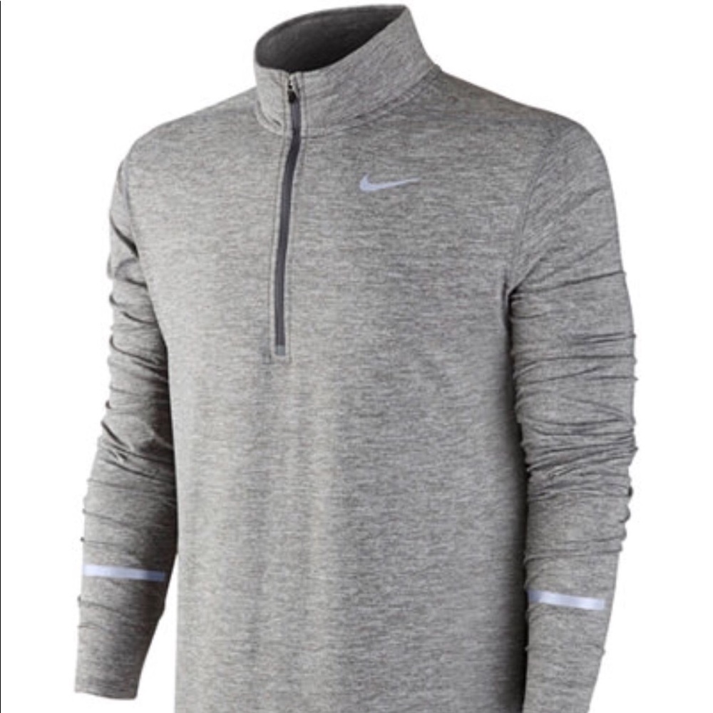 Men's NIKE DRI-FIT Element 1/2 Zip Running Shirt