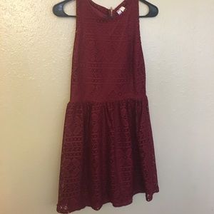 Red dress