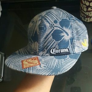 Corona blue floral snapback