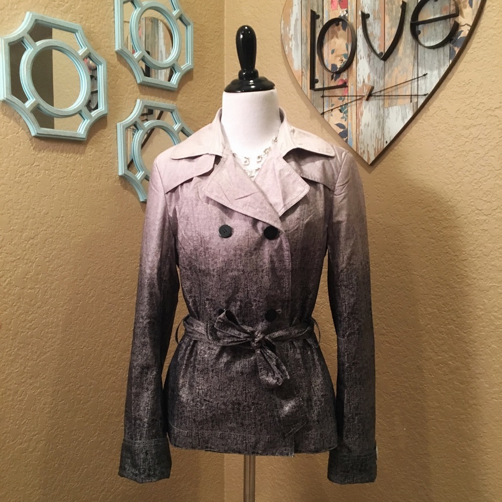 Ombré Dip-Dye Jacket