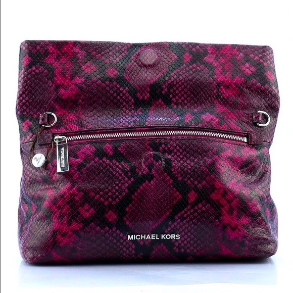 Michael Kors Daria Embossed Clutch & Shoulder Bag - Picture 3 of 7