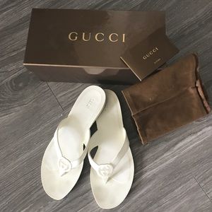 Authentic Women's Gucci Flip Flops