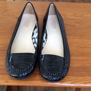 Coach Flat Patent Leather