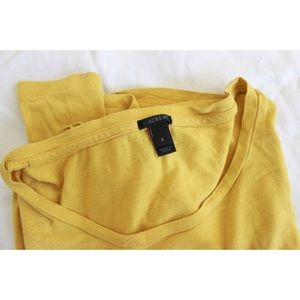 J. crew yellow mustard shirt