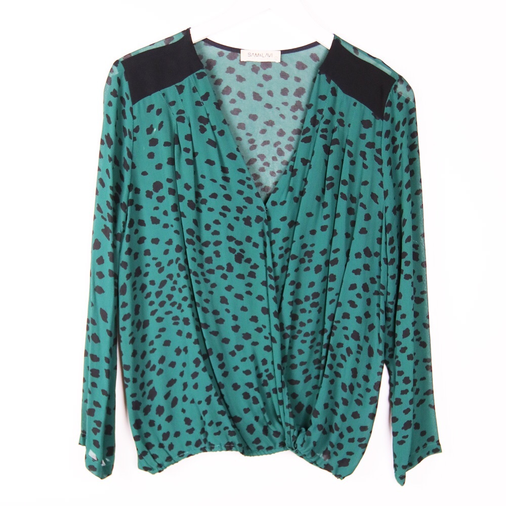 Sam & Lavi Printed Blouse, L