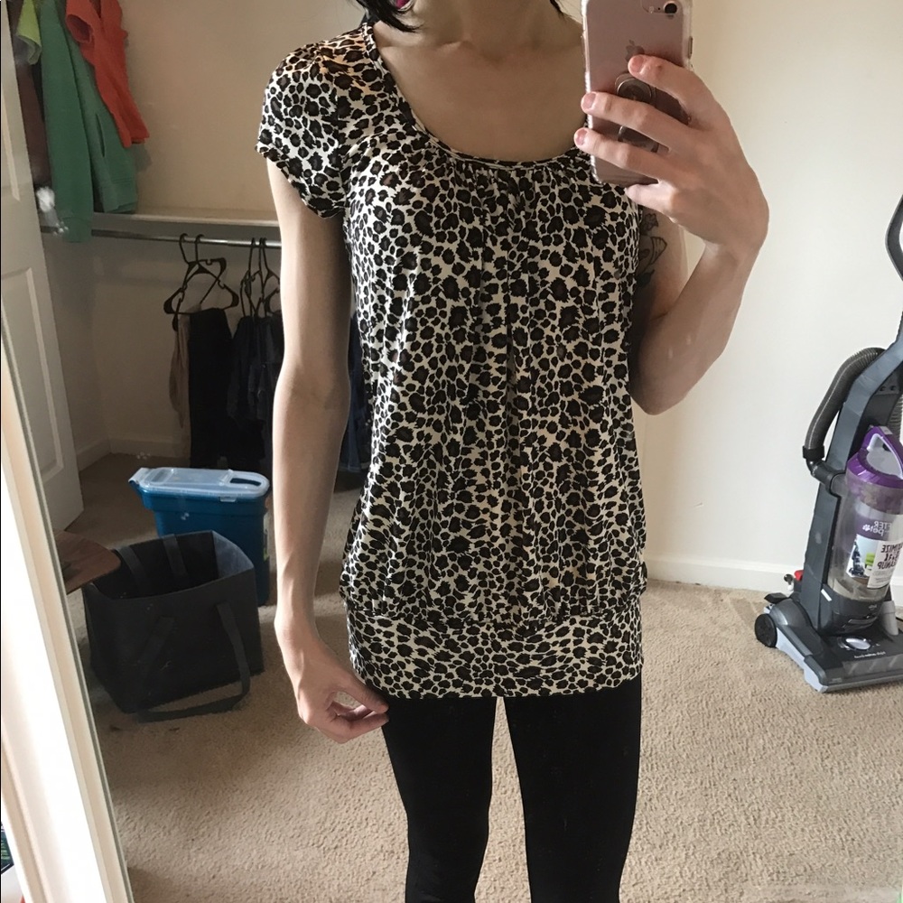 Leopard Print Blouse