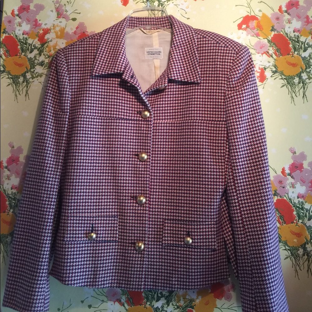 Vintage United Colors of Benetton Italian suit