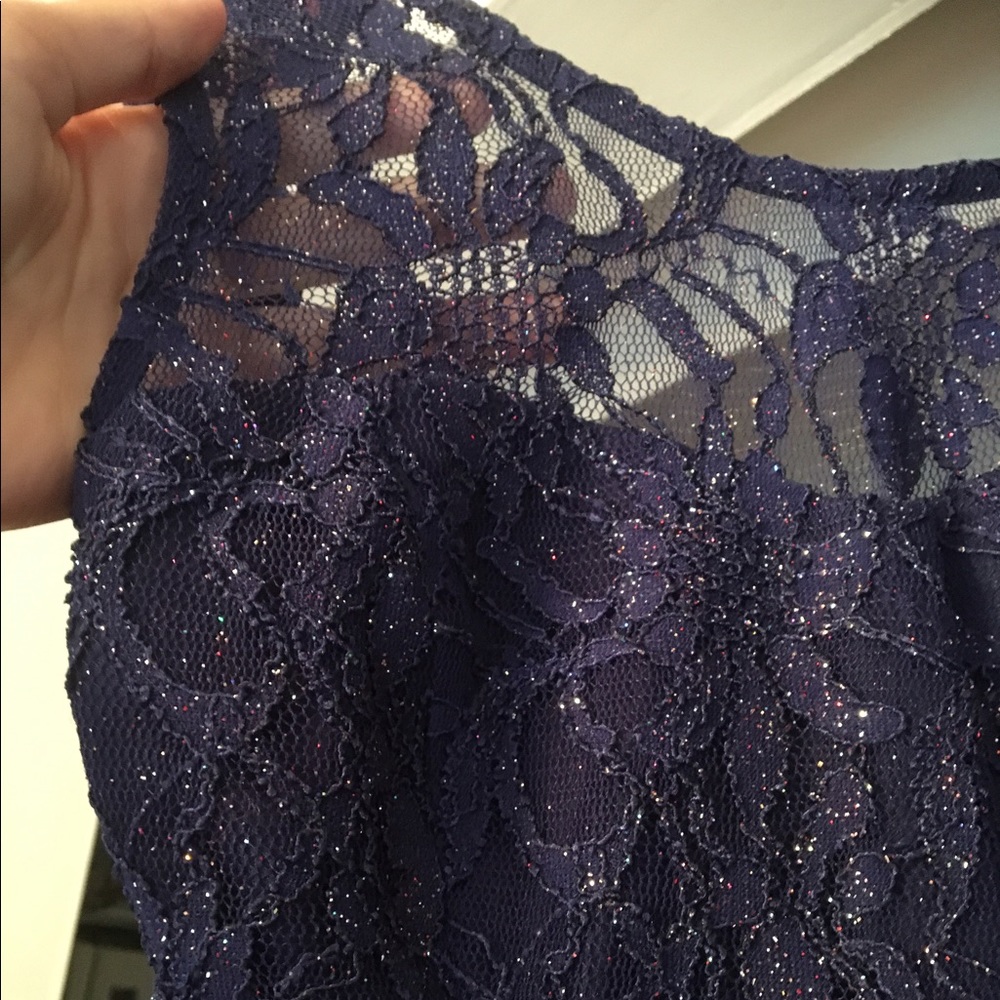 Blue Prom Dress - Picture 3 of 4