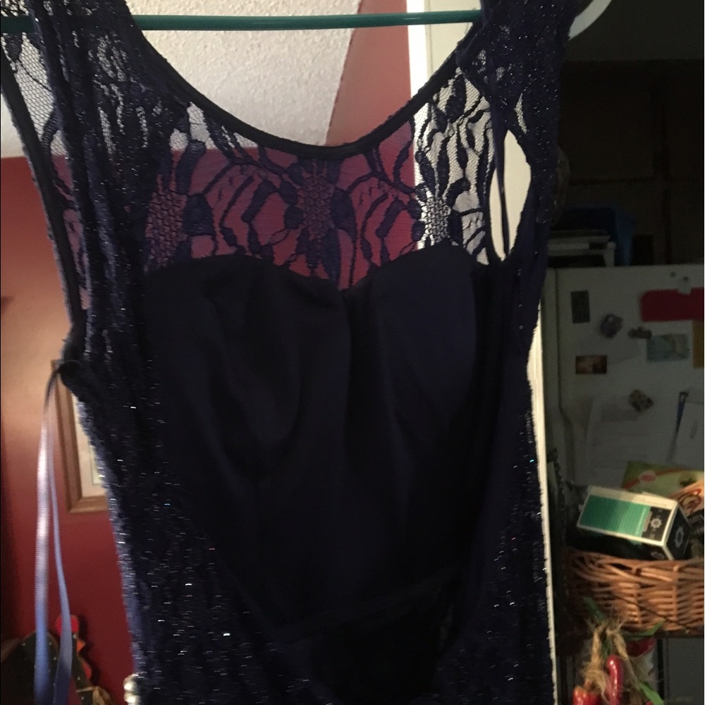 Blue Prom Dress - Picture 4 of 4